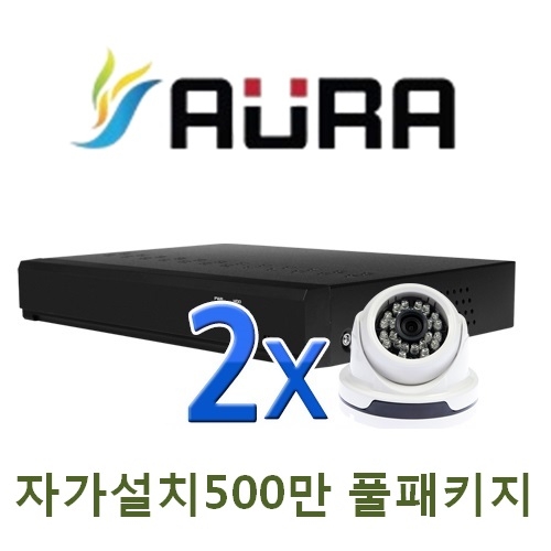 PM-04L [1TB 포함] [AHD 400만 & 500만 돔적외선] CCTV 2세트